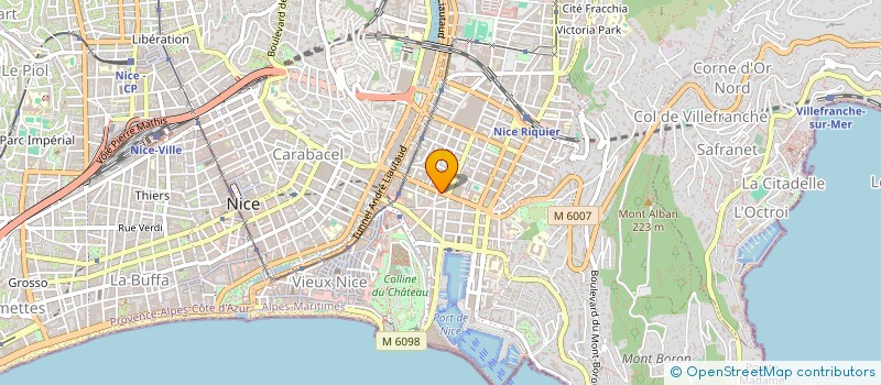 localisation de l'entreprise MONSIEUR VINCENT DAVIN à NICE