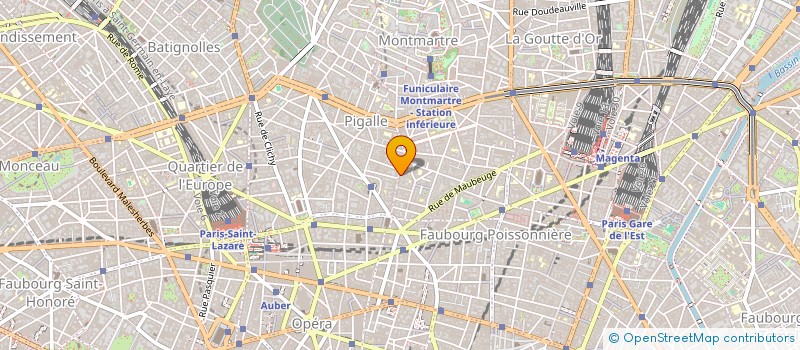 localisation de l'entreprise MONSIEUR VINCENT DAVOUDET  PARIS