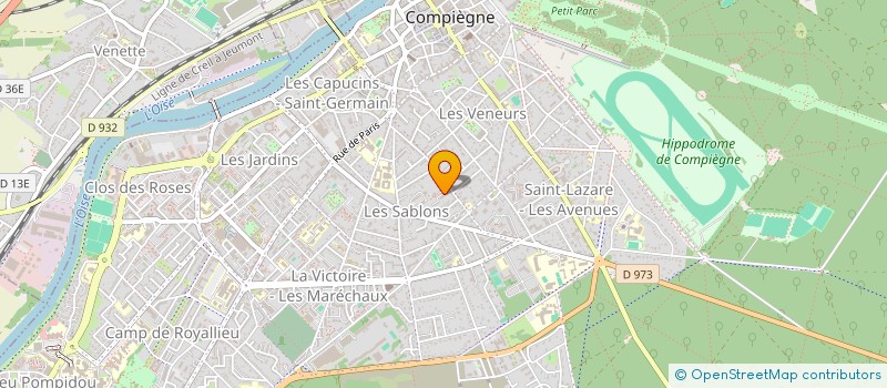 localisation de l'entreprise MONSIEUR VINCENT DAVY  COMPIEGNE