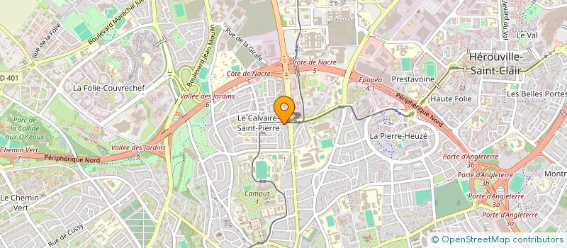 localisation de l'entreprise MONSIEUR VINCENT DE ALMEIDA à CAEN