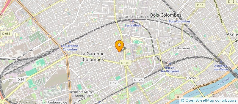 localisation de l'entreprise MONSIEUR VINCENT DE ANDRADE à LA GARENNE-COLOMBES
