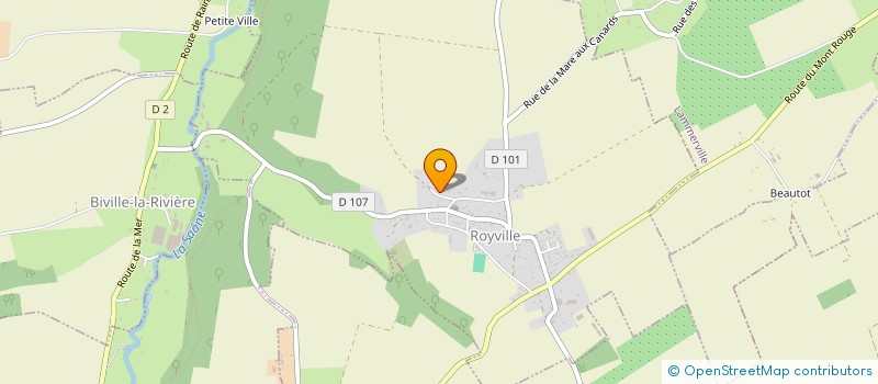 localisation de l'entreprise MONSIEUR VINCENT DE BEAUNAY  ROYVILLE