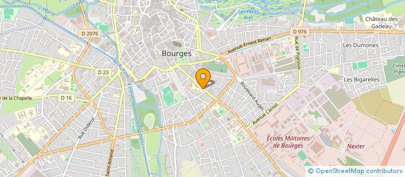 localisation de l'entreprise MONSIEUR VINCENT DE FRESSE DE MONVAL  BOURGES