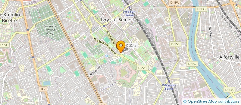 localisation de l'entreprise MONSIEUR VINCENT DE GEOFFROY  IVRY-SUR-SEINE