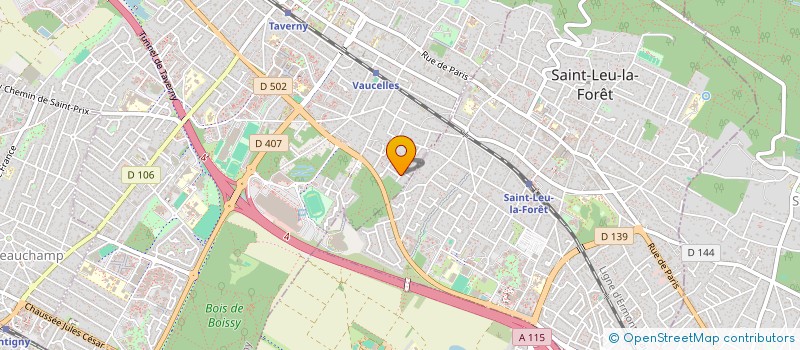 localisation de l'entreprise MONSIEUR VINCENT DE MONFREID  TAVERNY