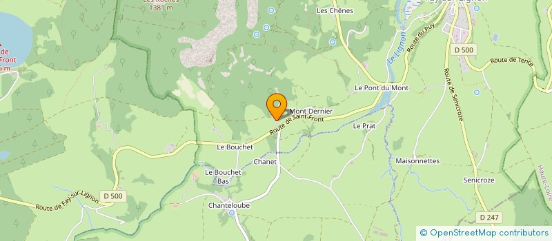 localisation de l'entreprise MONSIEUR VINCENT DEBARD à FAY-SUR-LIGNON