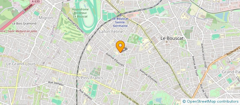 localisation de l'entreprise MONSIEUR VINCENT DEBARNOT à LE BOUSCAT