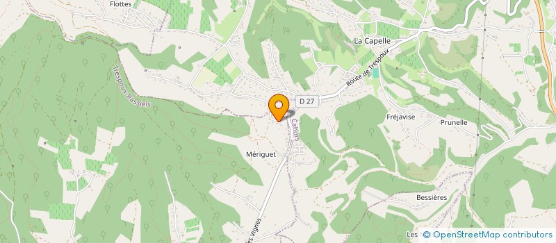 localisation de l'entreprise MONSIEUR VINCENT DEBAYE  TRESPOUX-RASSIELS