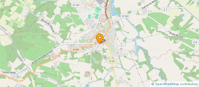 localisation de l'entreprise MONSIEUR VINCENT DEBETS  LANNE-SOUBIRAN