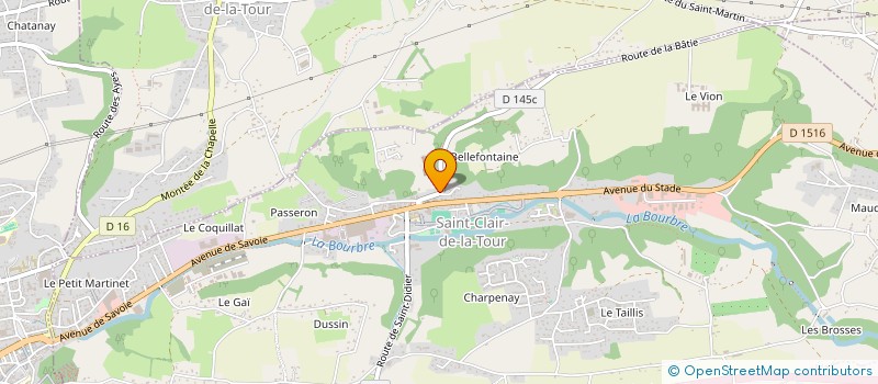 localisation de l'entreprise MONSIEUR VINCENT DEBONO  SAINT-CLAIR-DE-LA-TOUR