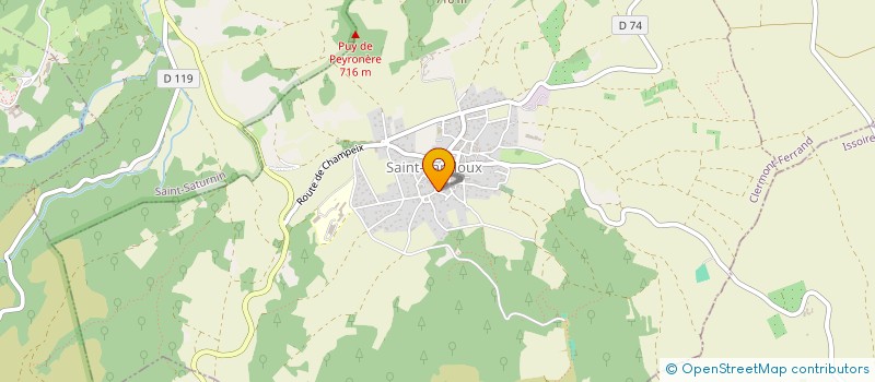 localisation de l'entreprise MONSIEUR VINCENT DEBRAY  SAINT-SANDOUX