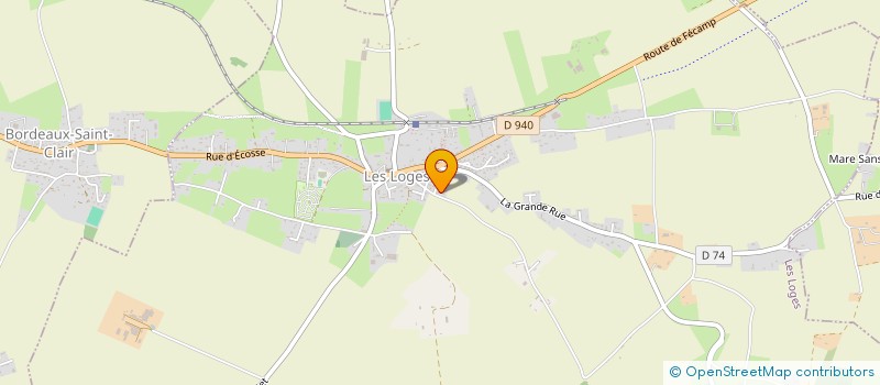 localisation de l'entreprise MONSIEUR VINCENT DECAENS  LES LOGES