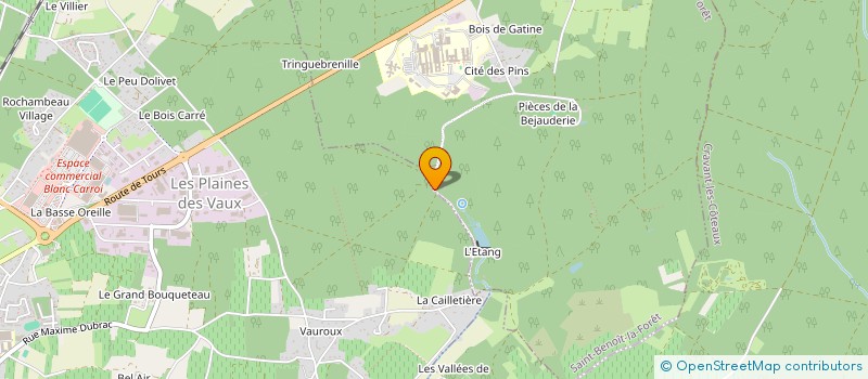 localisation de l'entreprise MONSIEUR VINCENT DECLERCK  SAINT-BENOIT-LA-FORET