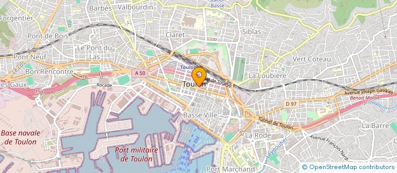 localisation de l'entreprise MONSIEUR VINCENT DECOURT  TOULON