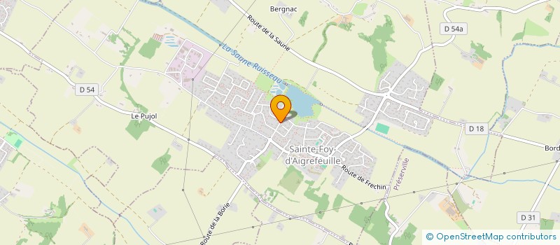 localisation de l'entreprise MONSIEUR VINCENT DEDIEU  SAINTE-FOY-D'AIGREFEUILLE