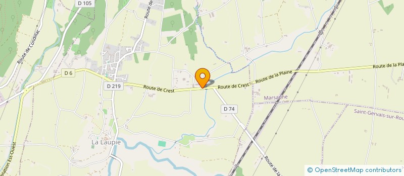 localisation de l'entreprise MONSIEUR VINCENT DEITTE  LA LAUPIE