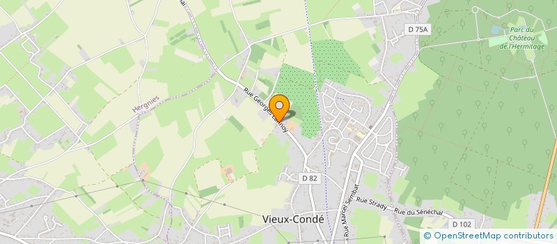 localisation de l'entreprise MONSIEUR VINCENT DEKNUDT  VIEUX-CONDE