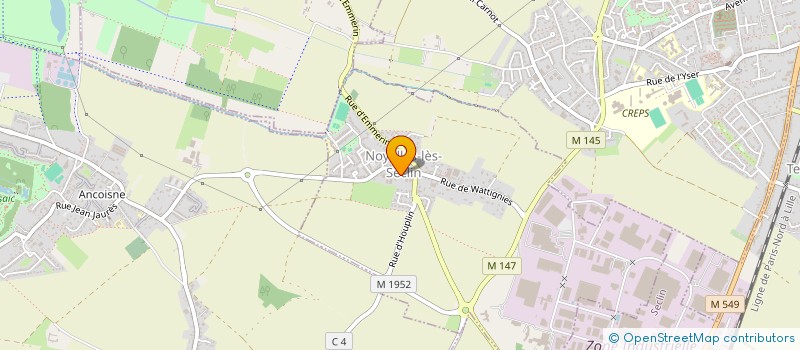 localisation de l'entreprise MONSIEUR VINCENT DEKYNDT à NOYELLES-LES-SECLIN