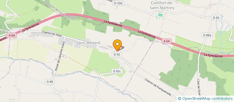 localisation de l'entreprise MONSIEUR VINCENT DEL DUCA  PROUPIARY