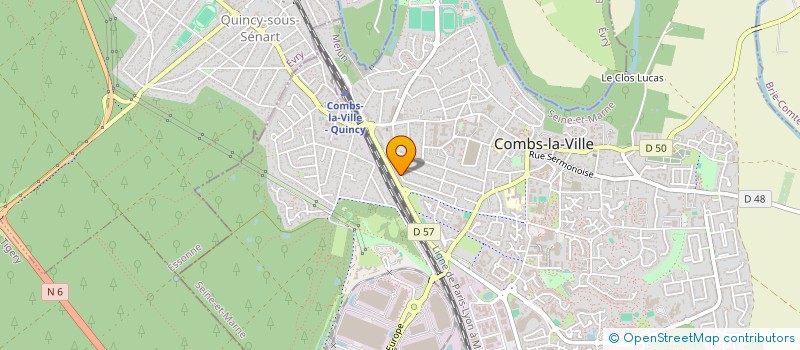 localisation de l'entreprise MONSIEUR VINCENT DEL SANTE  COMBS-LA-VILLE