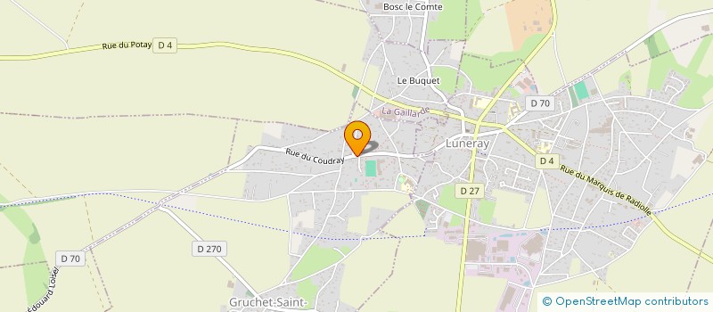 localisation de l'entreprise MONSIEUR VINCENT DELAGE  GRUCHET-SAINT-SIMEON