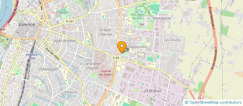 localisation de l'entreprise MONSIEUR VINCENT DELAHAYE à VALENCE