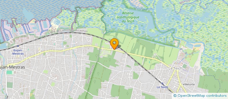 localisation de l'entreprise MONSIEUR VINCENT DELALANDE  LE TEICH