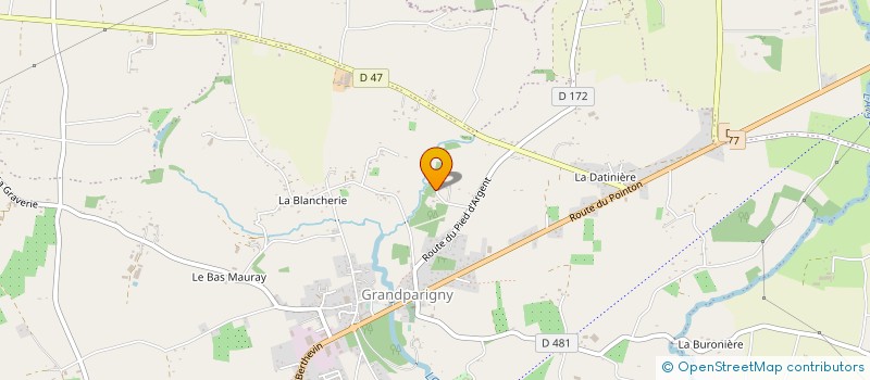 localisation de l'entreprise MONSIEUR VINCENT DELAPORTE à GRANDPARIGNY