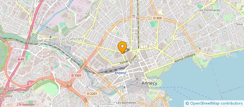 localisation de l'entreprise MONSIEUR VINCENT DELAPORTE  ANNECY