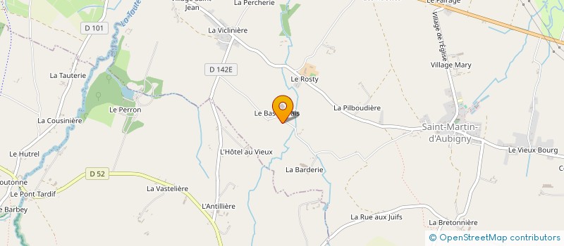 localisation de l'entreprise MONSIEUR VINCENT DELAUNEY  SAINT-MARTIN-D'AUBIGNY