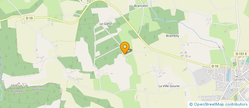 localisation de l'entreprise MONSIEUR VINCENT DELAVAULT  SERENT