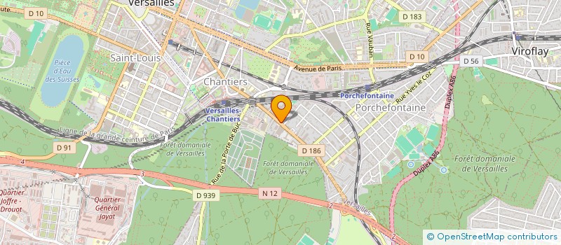 localisation de l'entreprise MONSIEUR VINCENT DELBOS à VERSAILLES