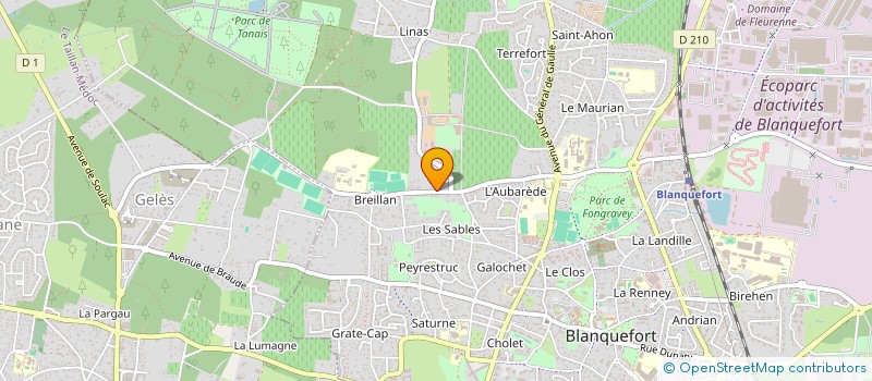 localisation de l'entreprise MONSIEUR VINCENT DELBOUYS à BLANQUEFORT