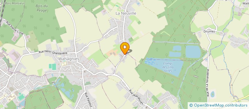 localisation de l'entreprise MONSIEUR VINCENT DELECOURT  LA NEUVILLE