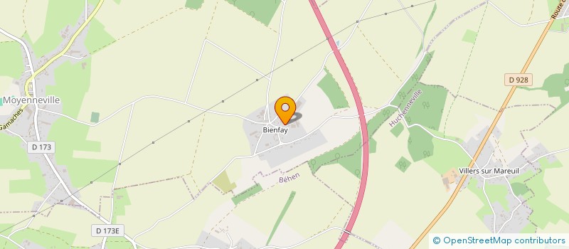 localisation de l'entreprise MONSIEUR VINCENT DELECUSE  MOYENNEVILLE