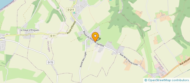 localisation de l'entreprise MONSIEUR VINCENT DELEGUE  VATTETOT-SUR-MER