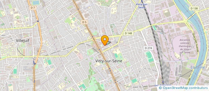localisation de l'entreprise MONSIEUR VINCENT DELHOMME  VITRY-SUR-SEINE