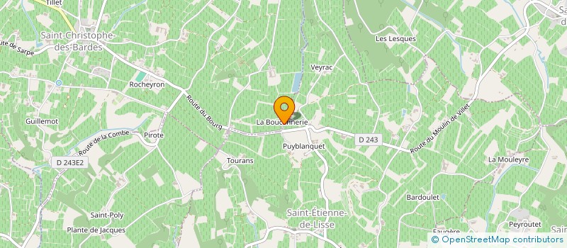 localisation de l'entreprise MONSIEUR VINCENT DELHOUME à SAINT-EMILION