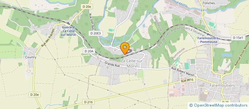 localisation de l'entreprise MONSIEUR VINCENT DELISLE  LA CELLE-SUR-MORIN