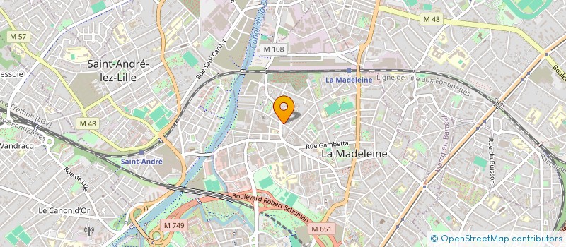 localisation de l'entreprise MONSIEUR VINCENT DELLERUE à LA MADELEINE