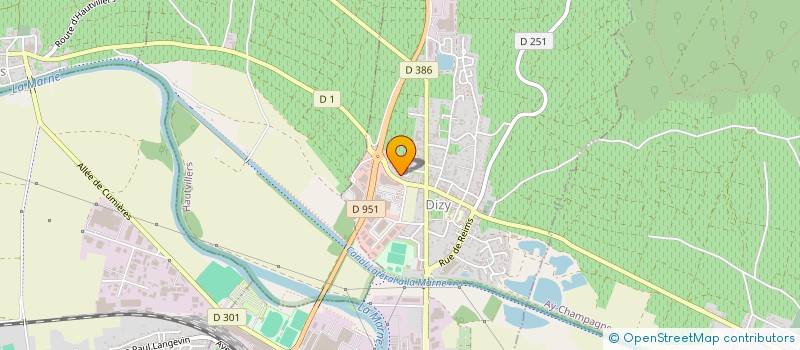 localisation de l'entreprise MONSIEUR VINCENT DELMAESTRO  DIZY