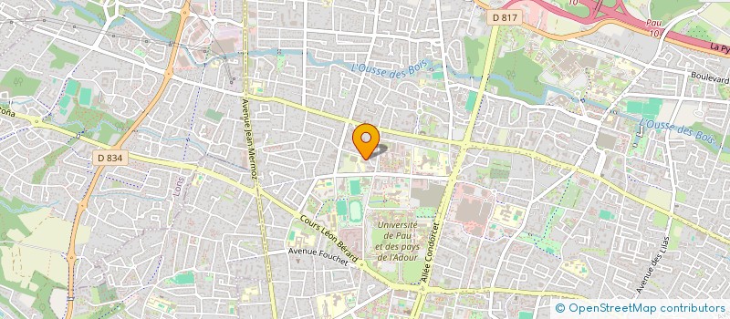 localisation de l'entreprise MONSIEUR VINCENT DELPOUX à PAU