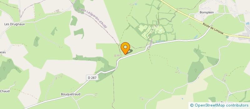 localisation de l'entreprise MONSIEUR VINCENT DELRIEU  COUZON