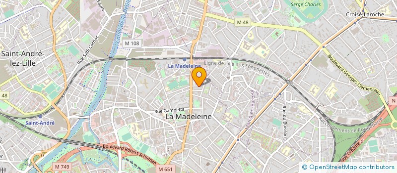 localisation de l'entreprise MONSIEUR VINCENT DEMESTER à LA MADELEINE
