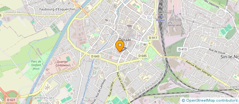 localisation de l'entreprise MONSIEUR VINCENT DEMONCHEAUX  DOUAI