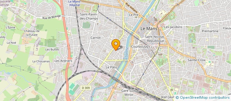 localisation de l'entreprise MONSIEUR VINCENT DEMULDER  LE MANS