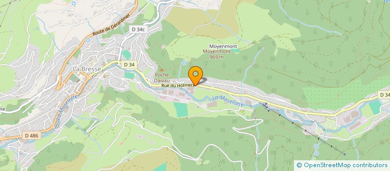 localisation de l'entreprise MONSIEUR VINCENT DENIMAL  LA BRESSE