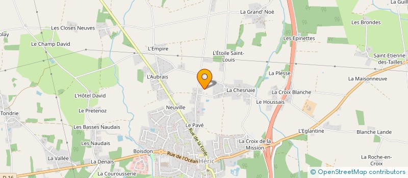 localisation de l'entreprise MONSIEUR VINCENT DENISE à HERIC