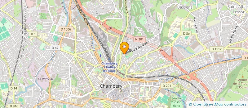localisation de l'entreprise MONSIEUR VINCENT DEPARDON à CHAMBERY