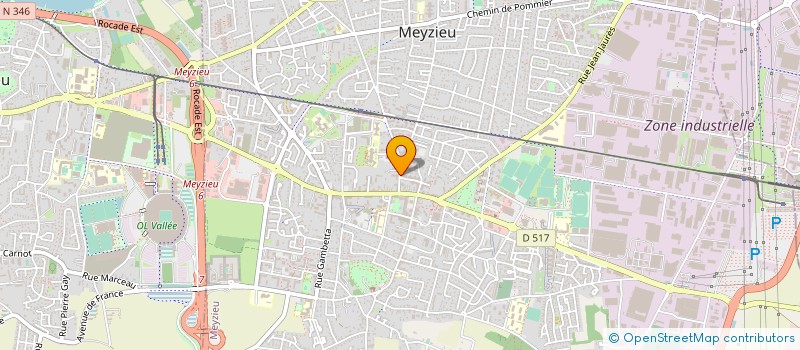 localisation de l'entreprise MONSIEUR VINCENT DEROUARD  MEYZIEU